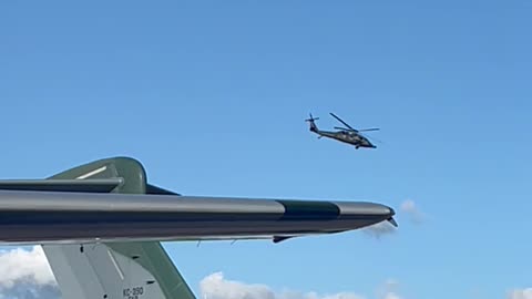 Helicopter Pilots Demonstrate Skills at Air Show