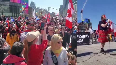 Thousands of Canadian Citizens Rally on Parliament Hill to Protest Trudeau Regime