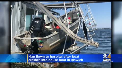 19 Year Old Man Flown To Hospital After Boat Crash In Ipswich, Mass