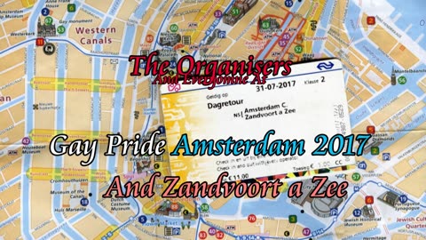 Zandvoort a Zee Gopro 2. Europe. Amsterdam Nederland's Gay LGBTQIA+Pride 2017
