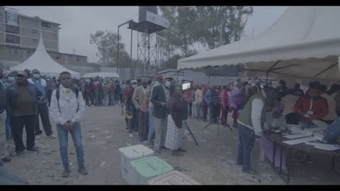 Kenyans Getting ready to Cast their Votes in Kenya's 2022 General Elections