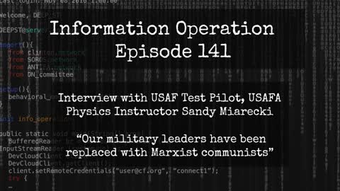 IO Episode 141 - Dr. Sandy Miarecki, USAFA Physics Instructor, Test Pilot, On Covid Firing