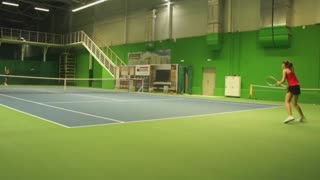 US High School Tennis Featuring: Mariia Bakhtina- 2024