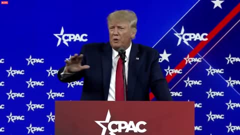 Trump at CPAC: “They’re coming after me because I’m standing up for you.”