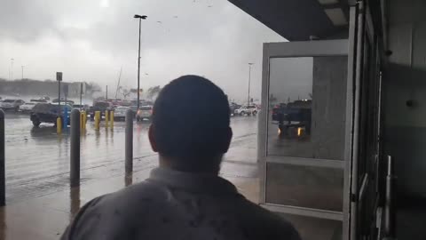 Tornado near Round Rock Walmart, near Austin, Tx.