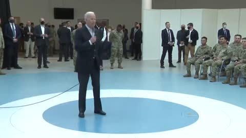 Watch: Biden Tells 82nd Airborne They're Going to Ukraine