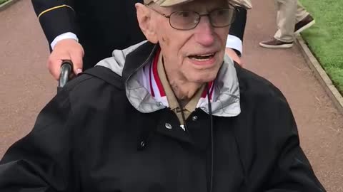 D-Day veteran, Clinton Riddle