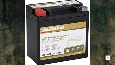 ACDelco Gold AUX14-200 (88866185) Auxiliary AGM 200 CCA Battery