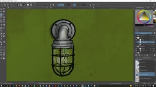 Drawing a wall light fixture