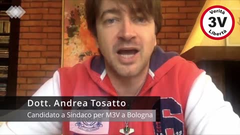 Messaggio ai giornalisti - Andrea Tosatto Candidato Sindaco per 3V a Bologna