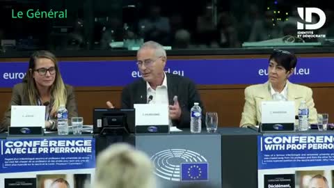 Le Professeur Perronne au Parlement européen de Strasbourg