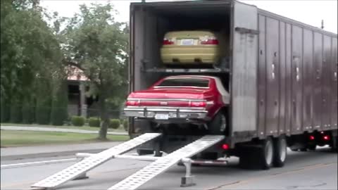 My 35th Starsky & Hutch Gran Torino Loading Up To Go To It's New Home