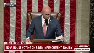 Breaking:House Votes to Open Biden Impeachment Inquiry