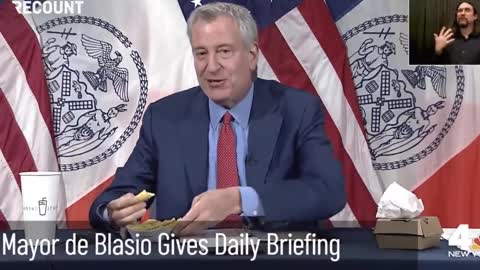 NYC Mayor Bribes New Yorkers to Get Vaccine with Free Burgers and Fries