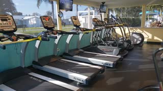Treadmills 🚶‍♂️🚶‍♀️🚶 at the gym in Leisureville, Boynton Beach, Florida