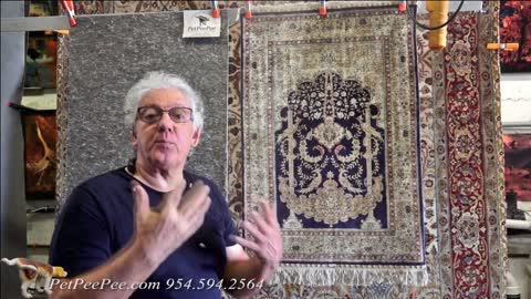 Silk prey rug cleaning | by PetPeePee company nationwide service