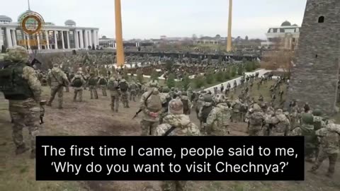 Scott Addresses Chechen Soldiers in Grozny in His Recent Trip to Russia