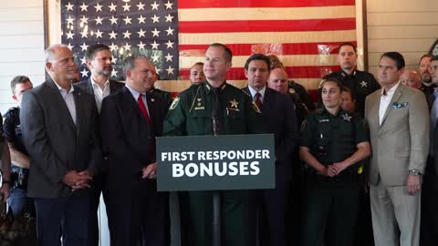 Sheriff Gator DeLoach - First Responders Will Receive $1,000 Bonuses for Second Year in a Row