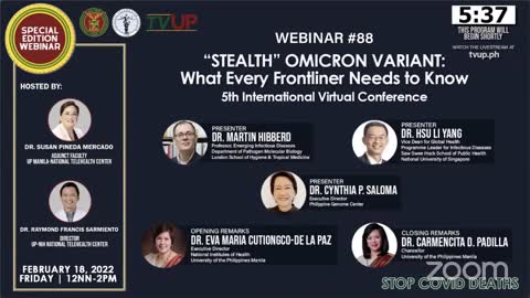 Webinar #88 | “STEALTH” OMICRON VARIANT: What Every Frontliner Needs to Know