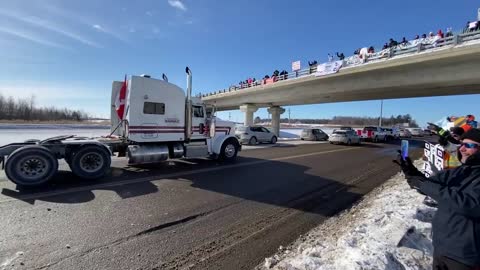 Convoi de la liberté | Ville de Lachute | 2022-01-29 | Direction Ottawa