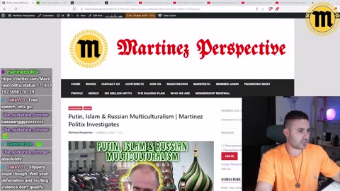 Martinez Politix (Oct. 25, 2023) | John Mearsheimer confronted on his Rusky shilling
