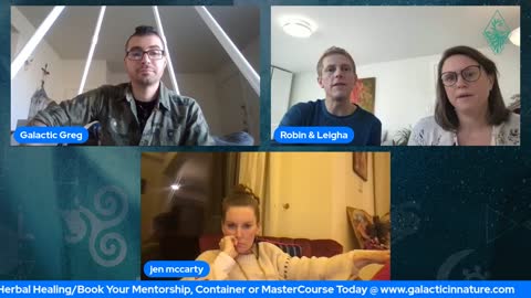 Galactic Greg, Robin Nordling, Leigha Wald & Special guest Jen McCarty A Divine Discussion