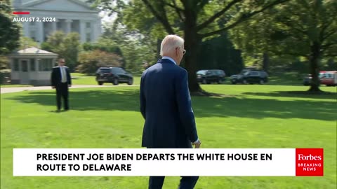 JUST IN: Biden Is Peppered With Reporters' Questions While Departing White House For Delaware | NE