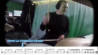 Mettalica "Nothing Else Matters" Drum cover avec transcription à la fin