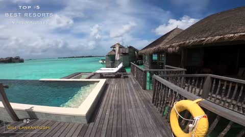 TOP 5 Best Resorts in the MALDIVES 2022.