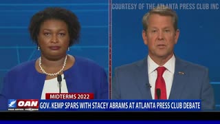 Gov. Kemp spars with Stacey Abrams at Atlanta Press Club debate