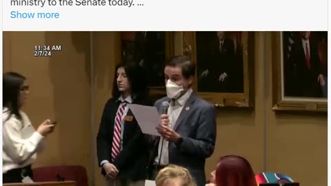 Satanists welcomed to the floor of the Arizona Senate.