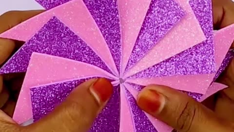 DIY Glitter Foam Paper Crafts Idea #diy #crafts #evafoam #handmade #handmadecrafts