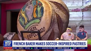 French Baker Makes Soccer-Inspired Pastries