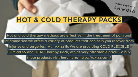 Hot and cold therapy Packs