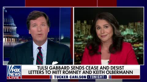 Tulsi Gabbard says she sent cease and desist letters to Mitt Romney and Keith Olbermann after she was called a traitor