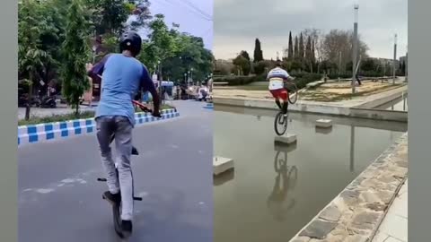 Cycle stunt