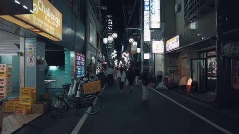 Japan Night Walk in 4K - OSAKA Nightlife Part11