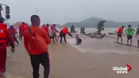 Tropical storm Megi_ Landslides, floods kill at least 25 in Philippines