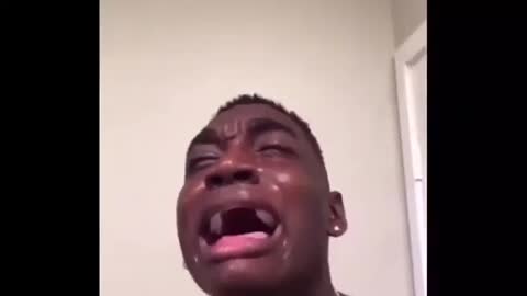 Black Guy Crying in a funny way Best Crying Clip for memes 2021 new memes for funny videos #memes​