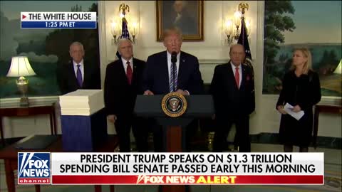 Trump Says This Is Last Time He Will Sign A Bill Like This