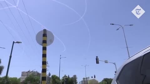 Israeli Iron Dome intercepts Palestinian missiles in third day of conflict_Cut