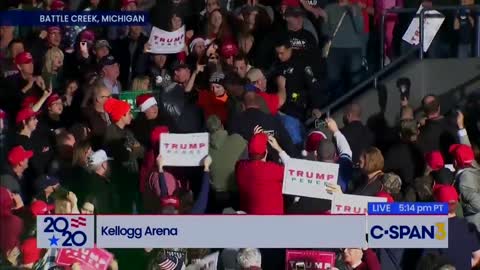 Poorly Dressed "Slob" Interrupts Trump Michigan Rally