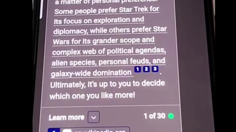 ChatGPT answers the age-old question of what is better, Star Trek or Star Wars?