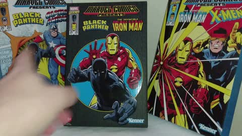 Black Panther & Iron Man Hasbro Pulse Exclusive Marvel Legends Retro Kenner 3"75 figure (Hasbro)
