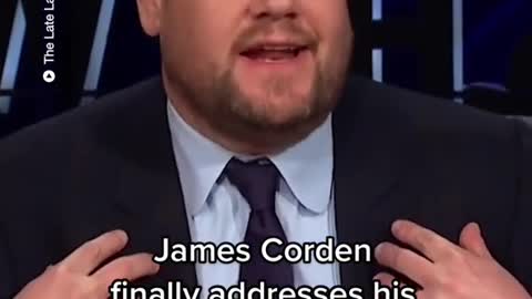 James Corden finally addresses his restaurant scandal
