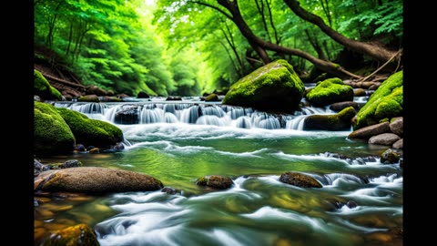 Relax with River Gentle Ambient Sounds of Nature Music for Deep Sleeping, Relaxation & Stress Relief