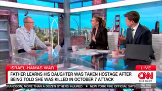 Father of Israeli hostage breaks down