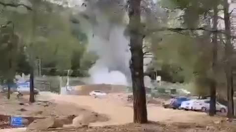 Hezbollah drone hits he ground