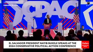 El Salvador President Nayib Bukele Warns Of 'Dark Forces' In Anti-Crime Speech At CPAC