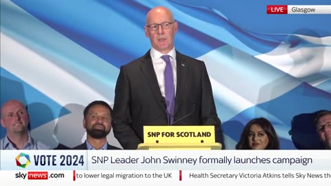 SNP's John Swinney launches campaign with attacks on Tories Labour General Election 2024 Sky News
